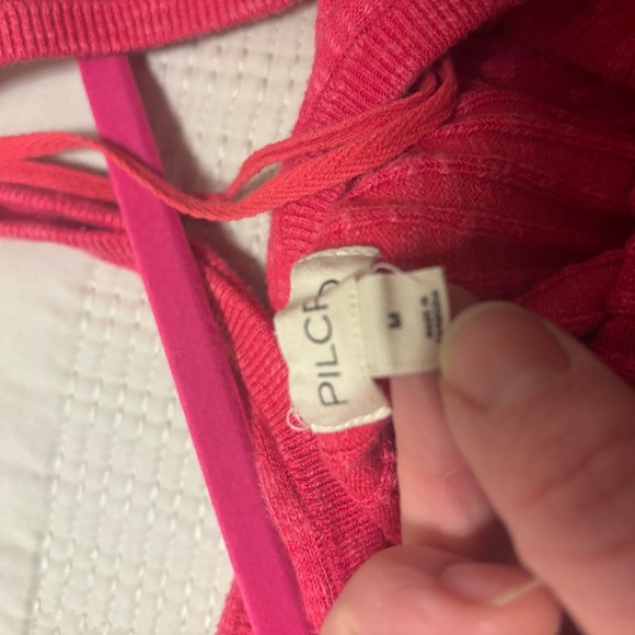 Pilcro Fuchsia Ribbed Knit Tank - Picture 4 of 4